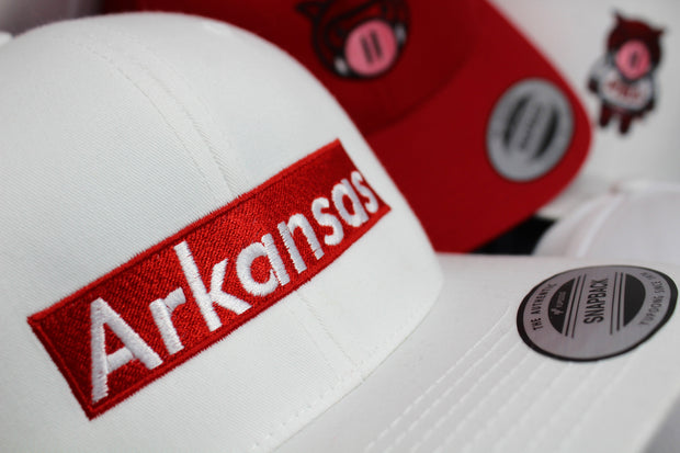 Arkansas Box Logo Snapback