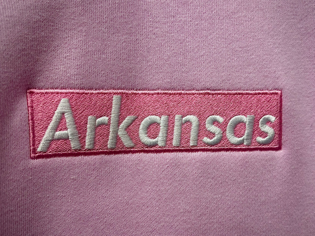 Arkansas Box Logo Hoodie V3