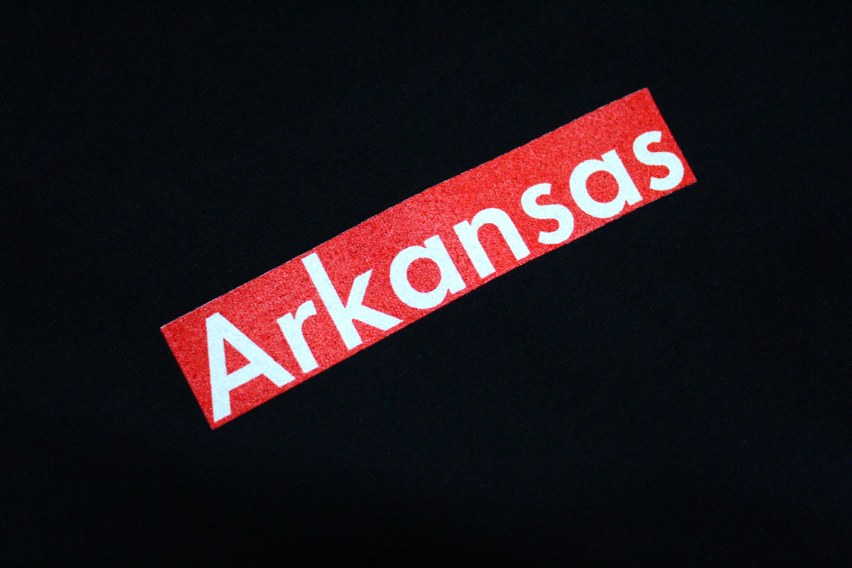 Arkansas Box Logo Tees