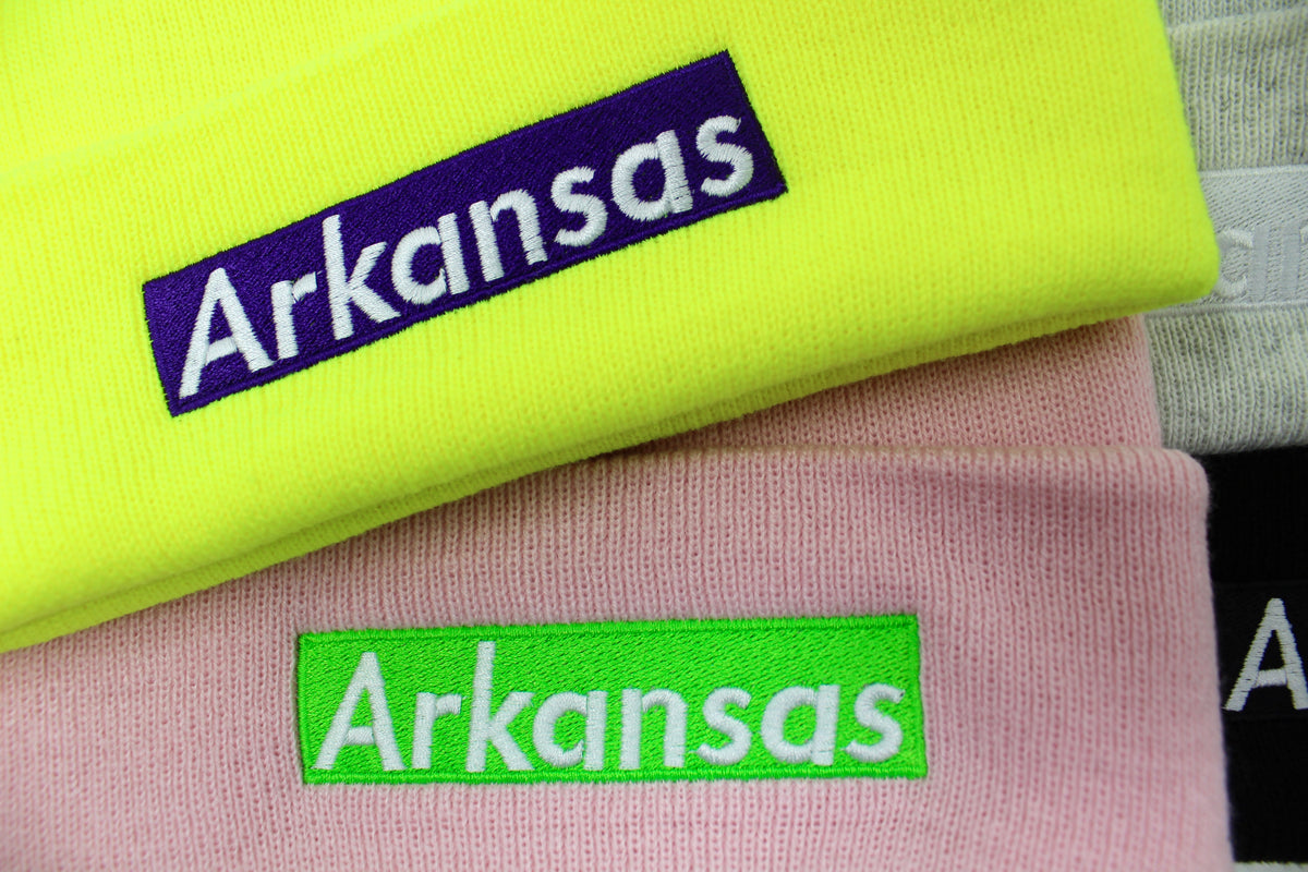 Arkansas Box Logo Beanie