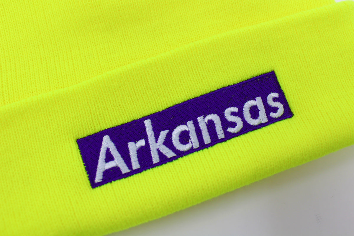 Arkansas Box Logo Beanie