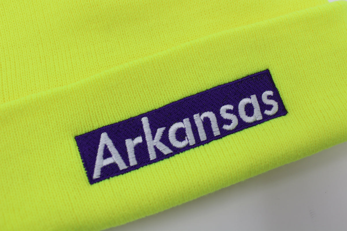 Arkansas Box Logo Beanie