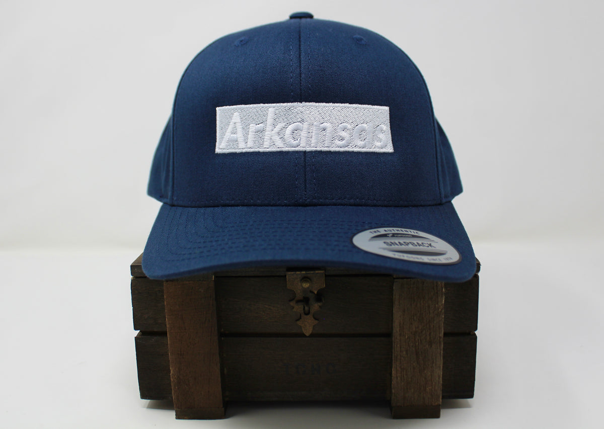 Arkansas Box Logo Snapback