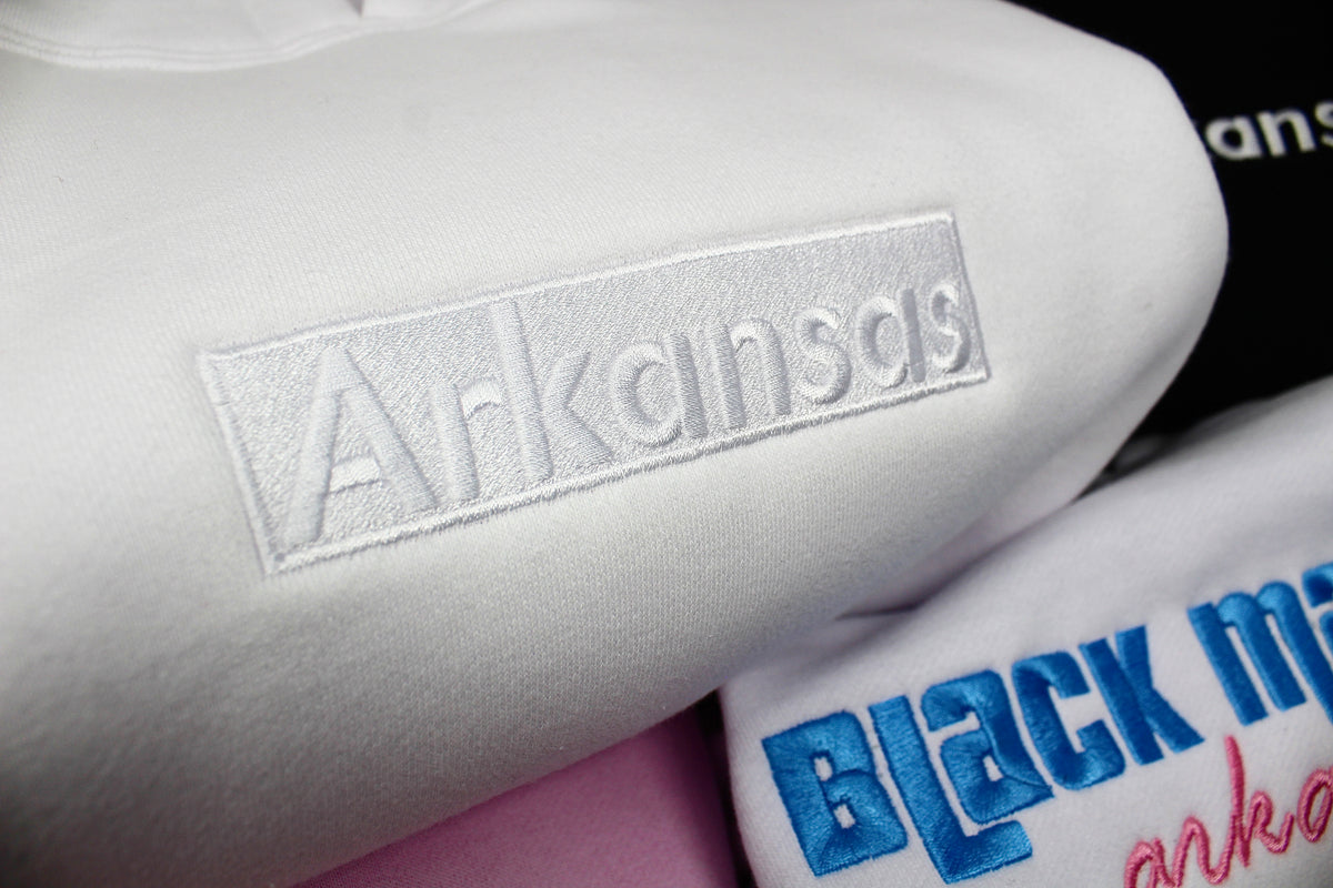 Arkansas Box Logo Hoodie V3