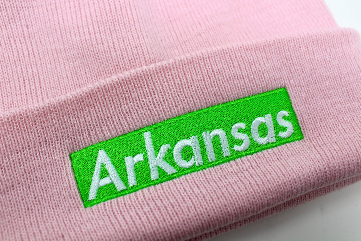 Arkansas Box Logo Beanie