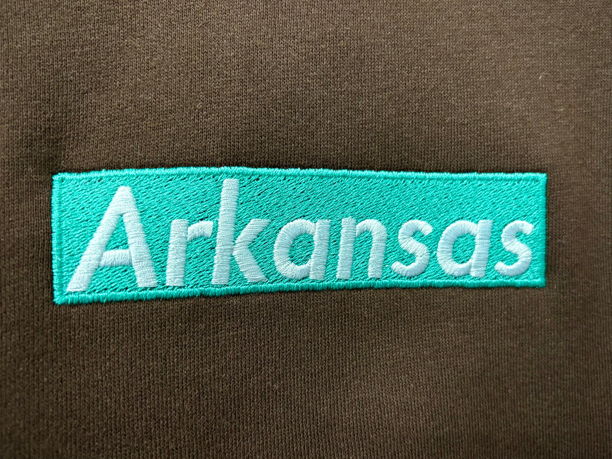 Arkansas Box Logo Hoodie V3