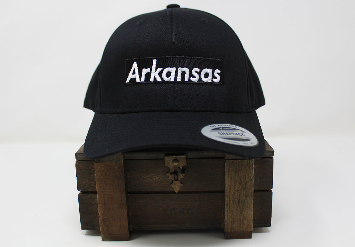 Arkansas Box Logo Snapback