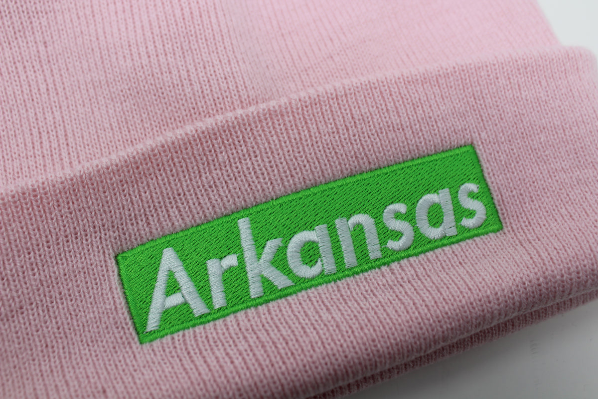 Arkansas Box Logo Beanie
