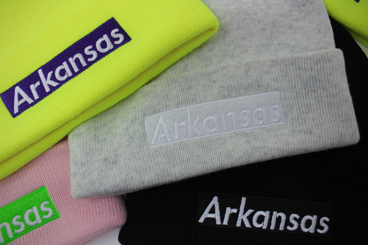 Arkansas Box Logo Beanie