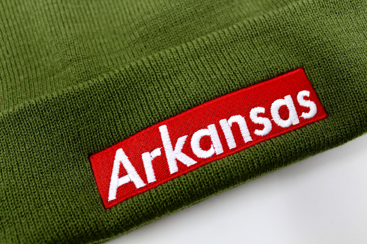 Arkansas Box Logo Beanie