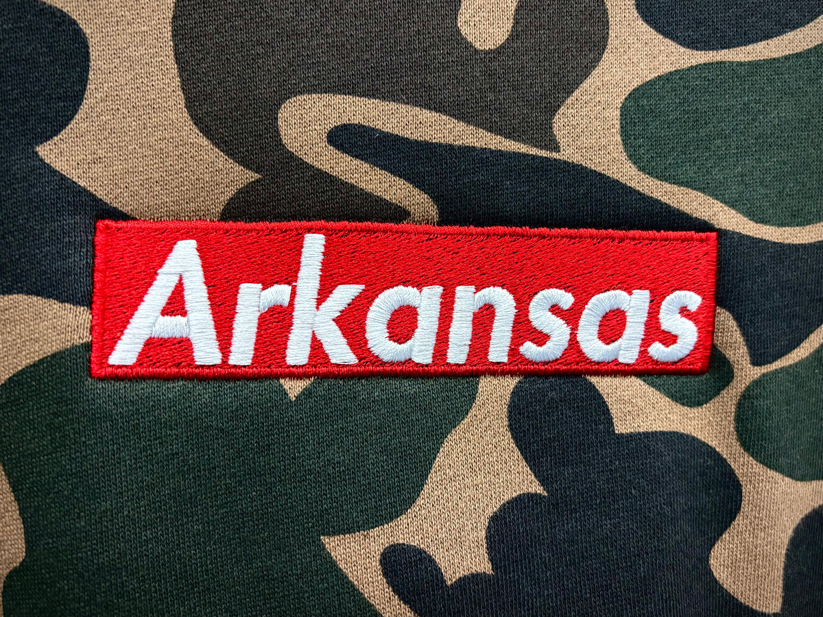 Arkansas Box Logo Hoodie V3