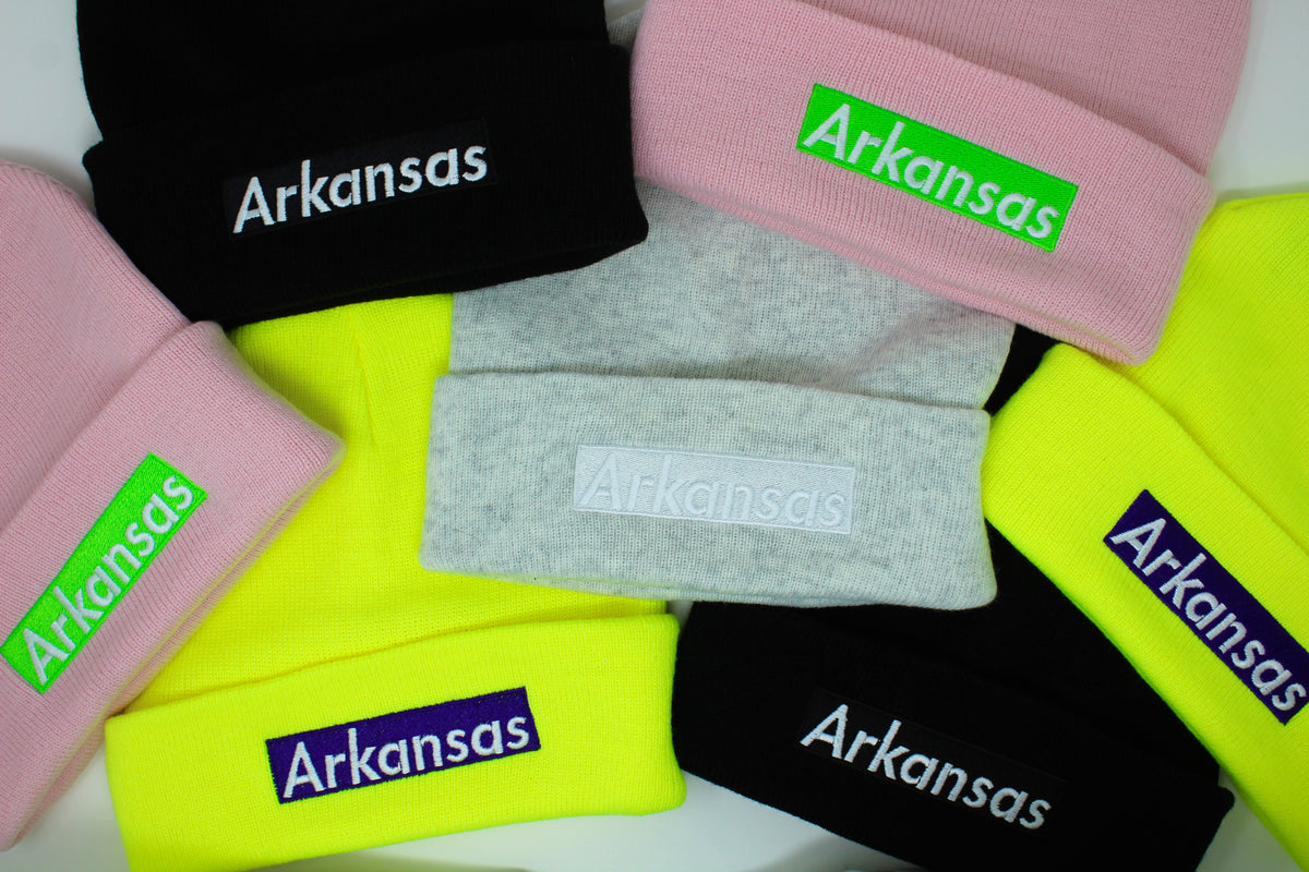 Arkansas Box Logo Beanie