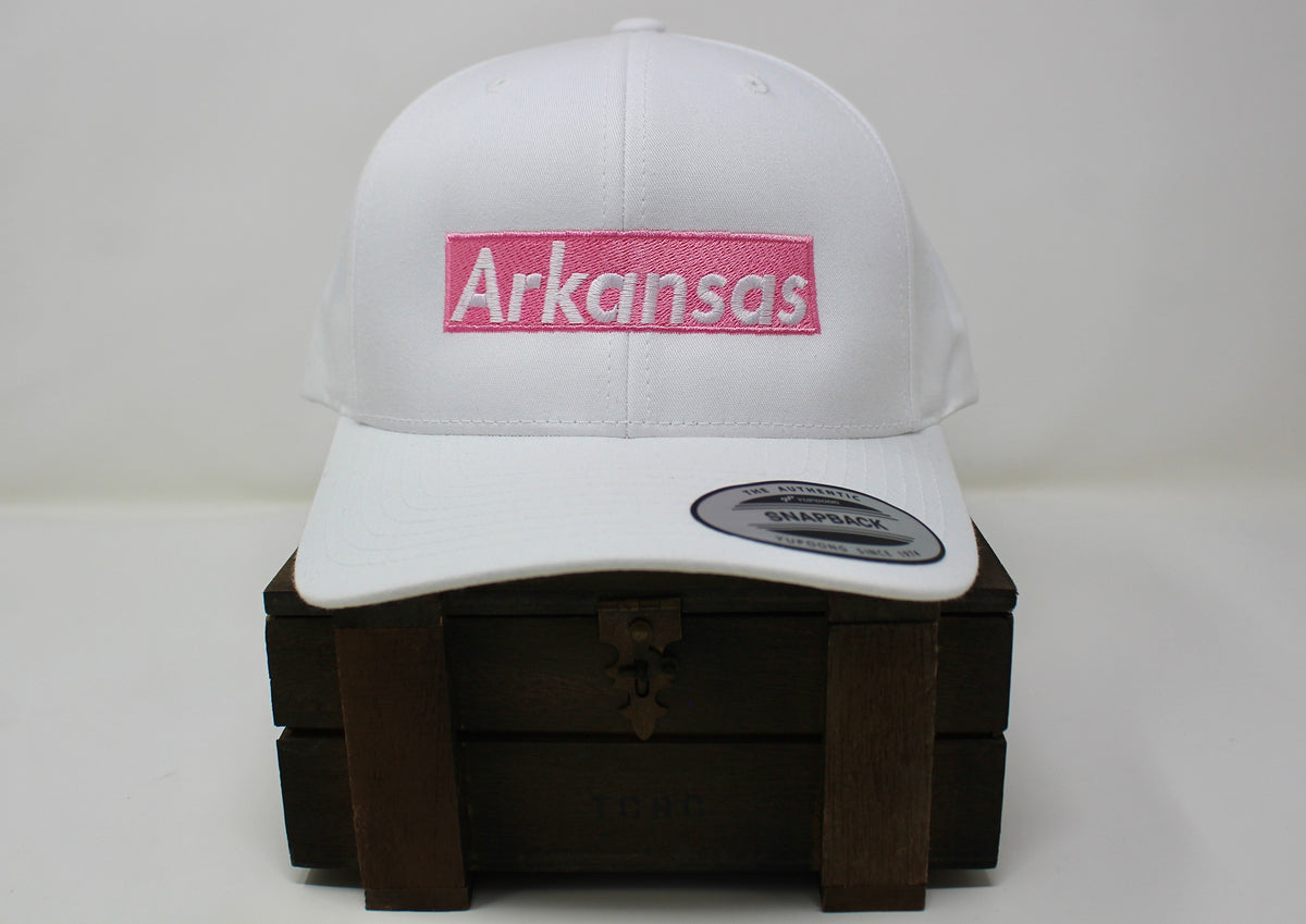 Arkansas Box Logo Snapback