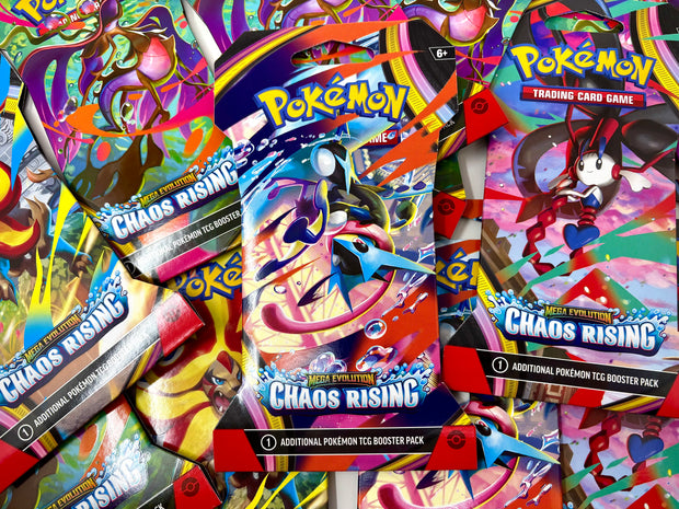 Mega Evolution Chaos Rising Sleeved Booster Packs