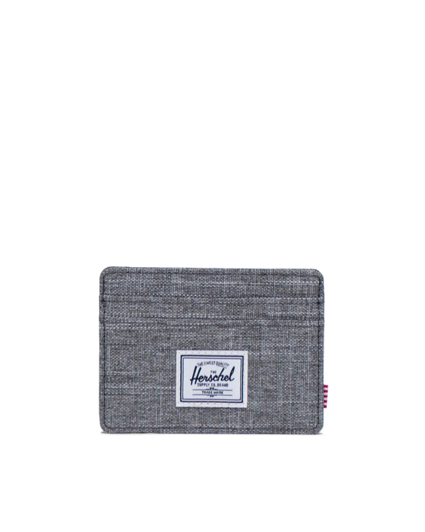 Charlie Cardholder Raven Crosshatch