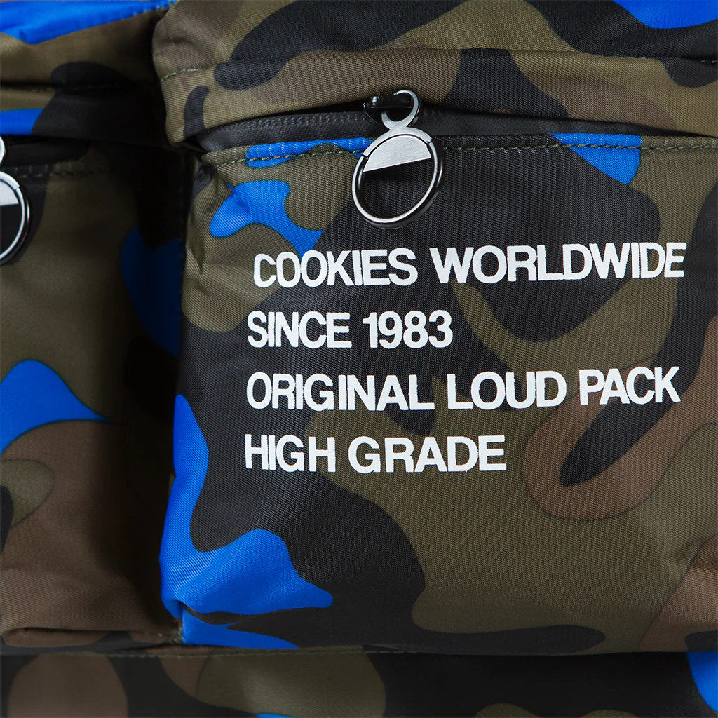 Orion Canvas Smell Proof Backpack (Camo/Navy)