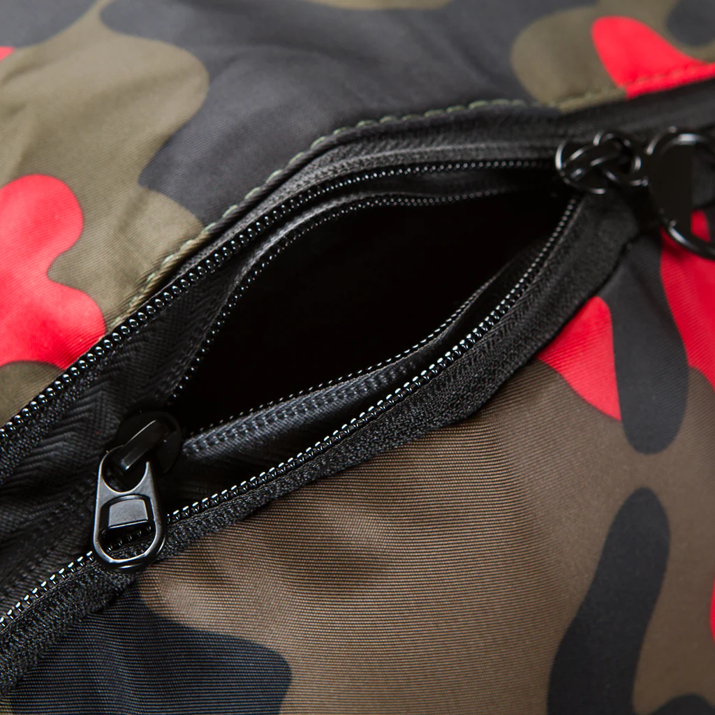 Orion Canvas Smell Proof Backpack (Camo/Red)