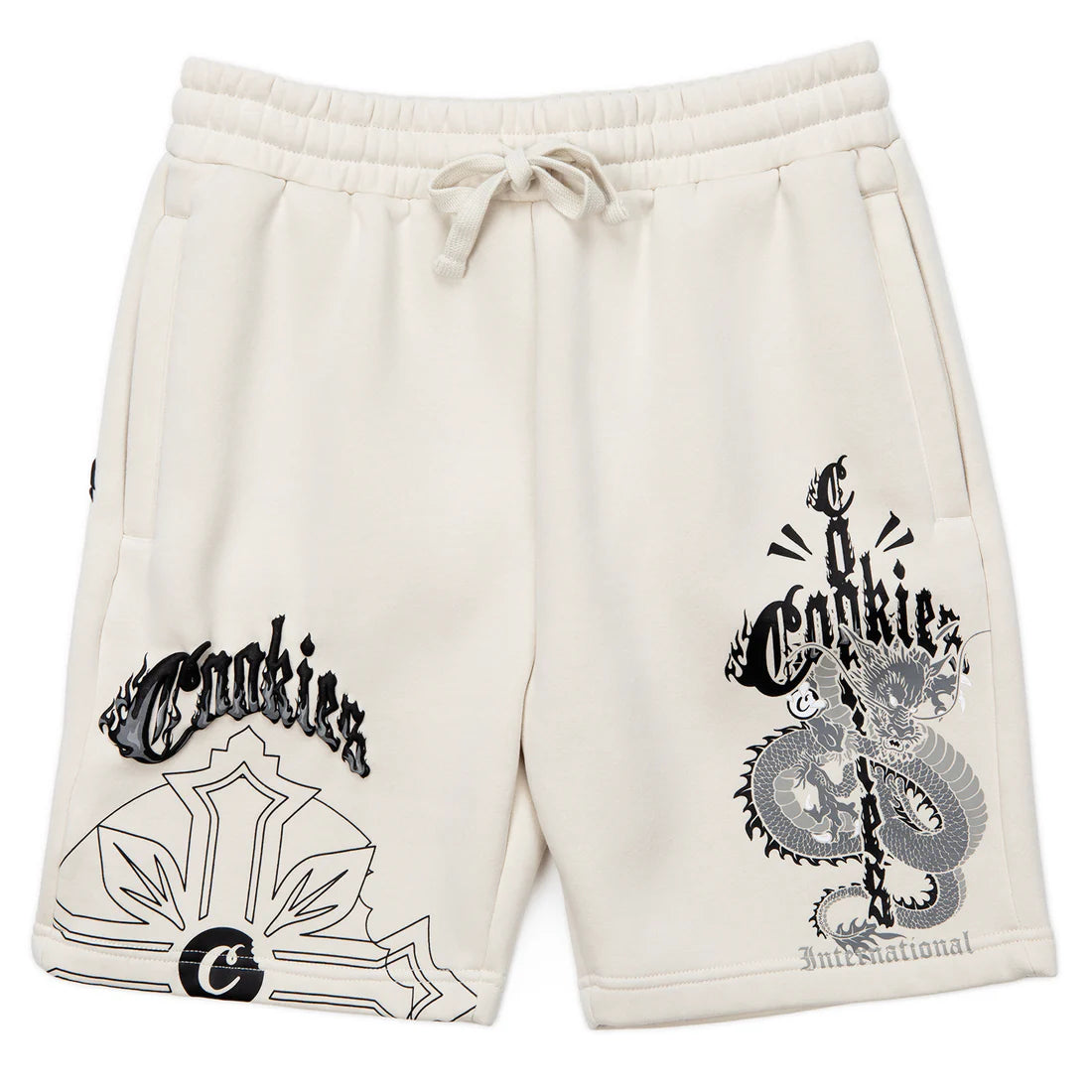 World On Fire Fleece Shorts