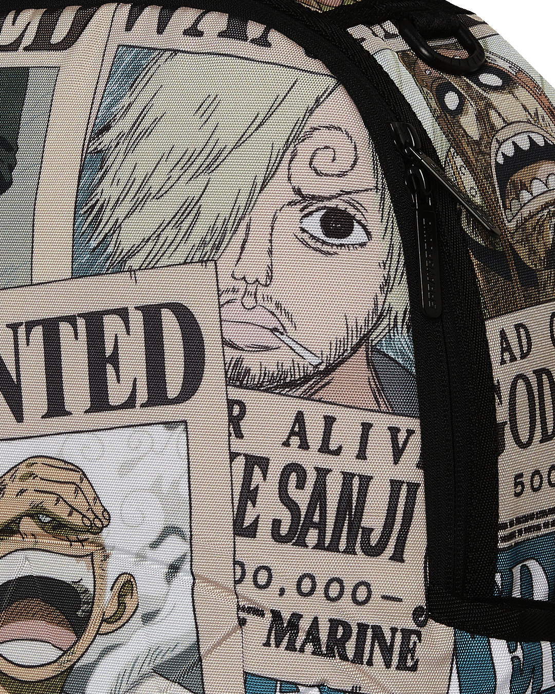 One Piece Wanted Shark Posters Backpack