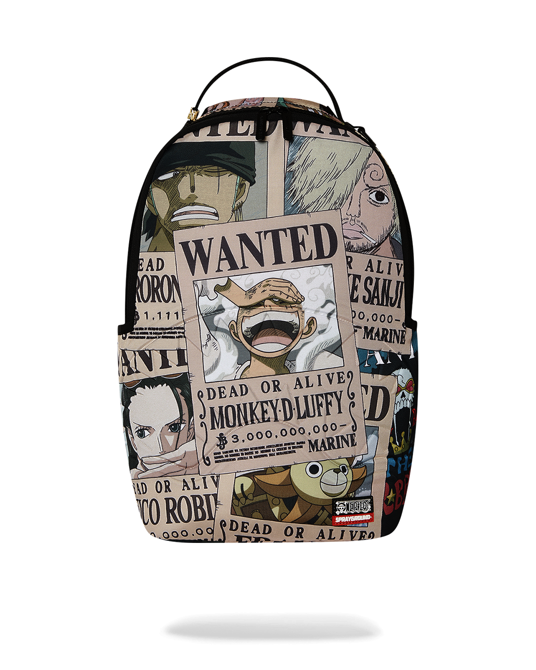 One Piece Wanted Shark Posters Backpack