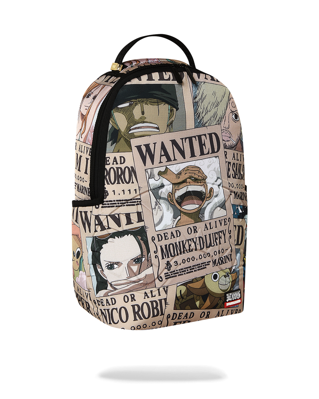 One Piece Wanted Shark Posters Backpack
