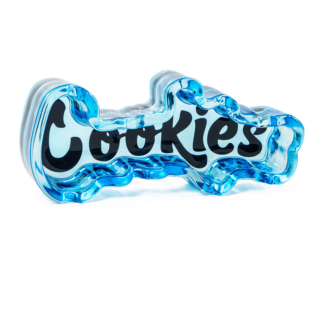Cookies Glass Ashtray Blue