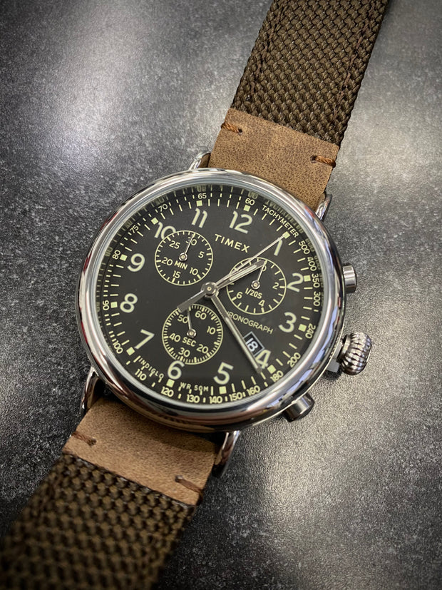 Timex Standard Chronograph Watch (BLK/TN)