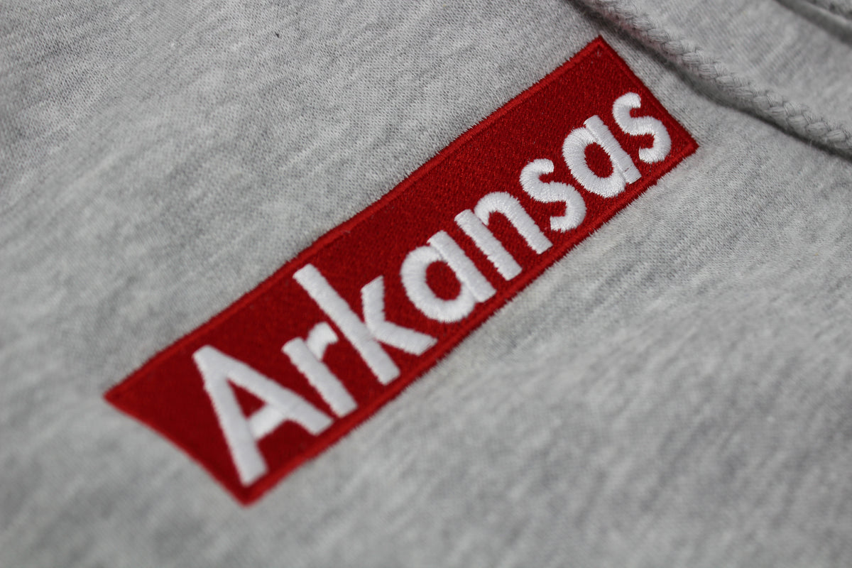Arkansas Box Logo Hoodie